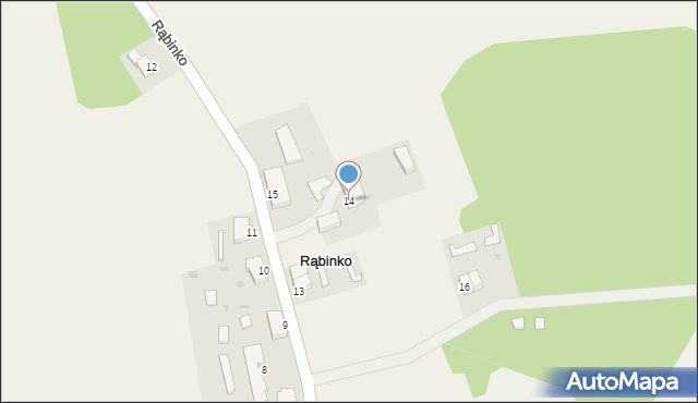 Rąbinko, Rąbinko, 14, mapa Rąbinko