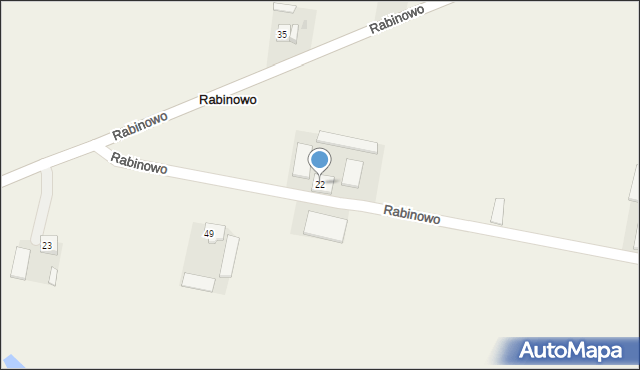 Rabinowo, Rabinowo, 22, mapa Rabinowo
