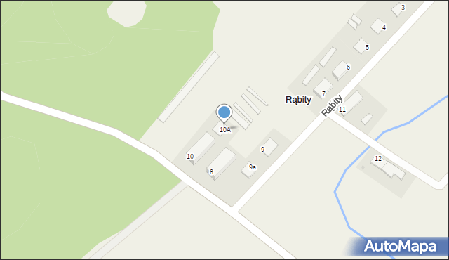 Rąbity, Rąbity, 10A, mapa Rąbity