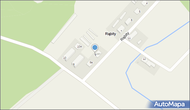 Rąbity, Rąbity, 9, mapa Rąbity