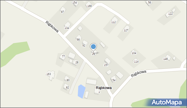 Rąbkowa, Rąbkowa, 29, mapa Rąbkowa