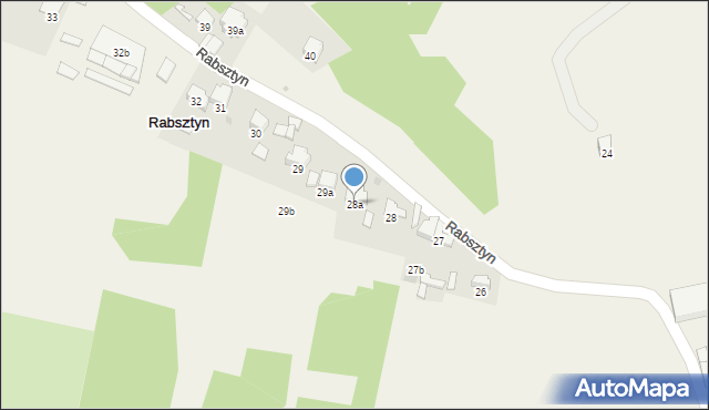 Rabsztyn, Rabsztyn, 28a, mapa Rabsztyn