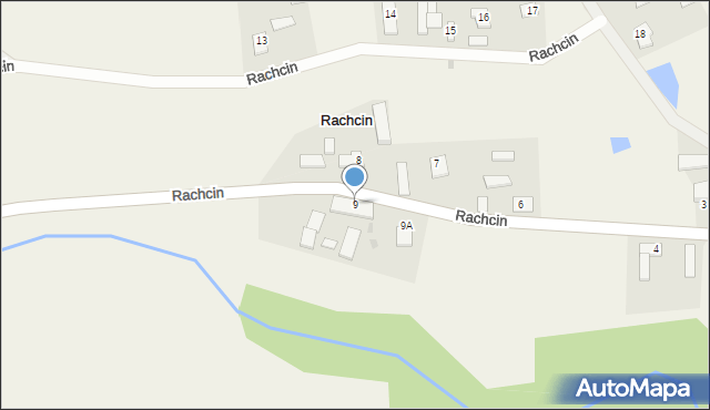 Rachcin, Rachcin, 9, mapa Rachcin