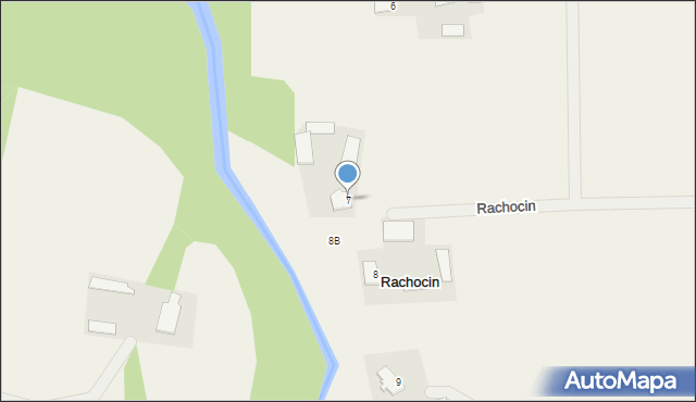 Rachocin, Rachocin, 7, mapa Rachocin