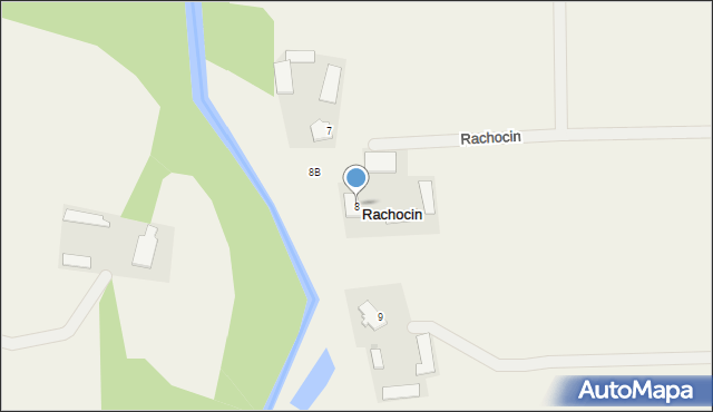 Rachocin, Rachocin, 8, mapa Rachocin