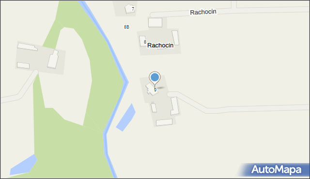 Rachocin, Rachocin, 9, mapa Rachocin