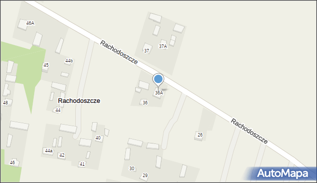 Rachodoszcze, Rachodoszcze, 38, mapa Rachodoszcze