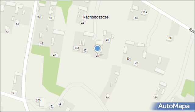 Rachodoszcze, Rachodoszcze, 41, mapa Rachodoszcze