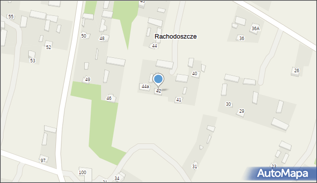 Rachodoszcze, Rachodoszcze, 42, mapa Rachodoszcze