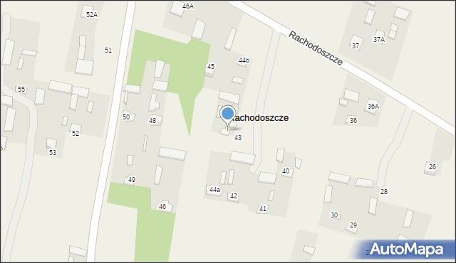 Rachodoszcze, Rachodoszcze, 44, mapa Rachodoszcze