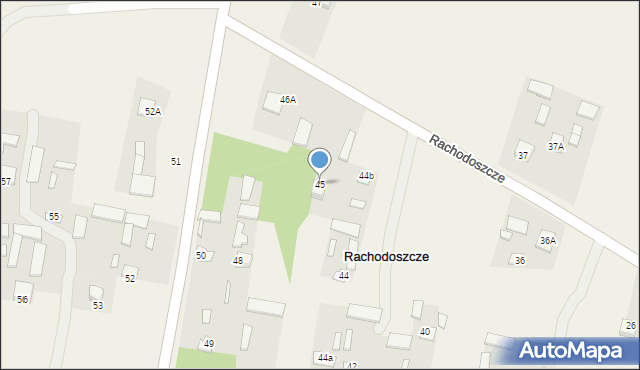 Rachodoszcze, Rachodoszcze, 45, mapa Rachodoszcze