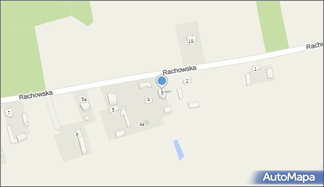 Rachowa, Rachowa, 3, mapa Rachowa