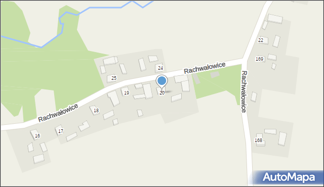 Rachwałowice, Rachwałowice, 20, mapa Rachwałowice