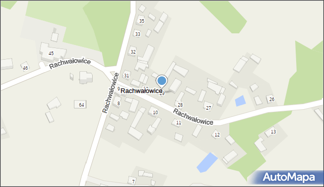 Rachwałowice, Rachwałowice, 29, mapa Rachwałowice