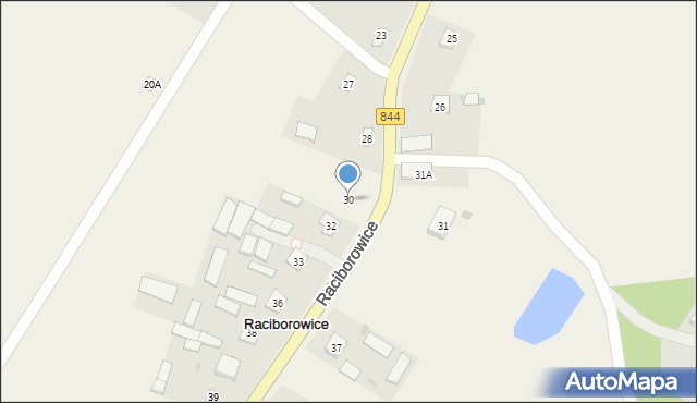 Raciborowice, Raciborowice, 30, mapa Raciborowice
