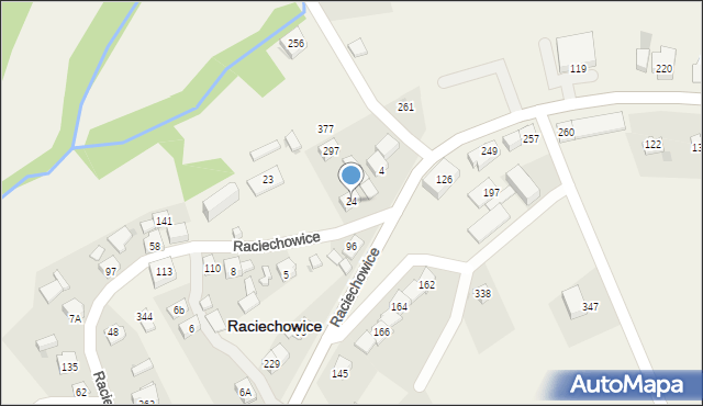 Raciechowice, Raciechowice, 24, mapa Raciechowice