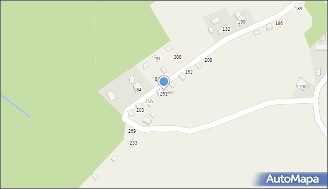 Raciechowice, Raciechowice, 251, mapa Raciechowice