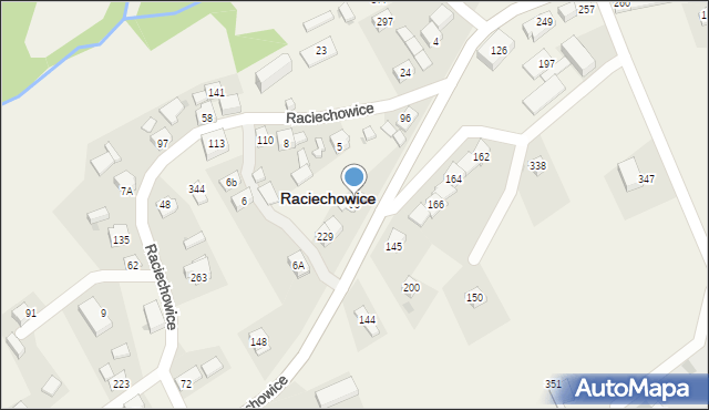 Raciechowice, Raciechowice, 55, mapa Raciechowice