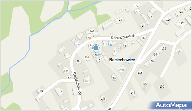 Raciechowice, Raciechowice, 6b, mapa Raciechowice