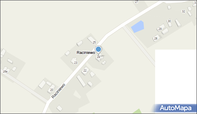 Raciniewo, Raciniewo, 24, mapa Raciniewo