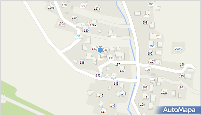 Racławice, Racławice, 135, mapa Racławice