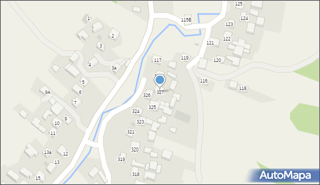 Racławice, Racławice, 327, mapa Racławice