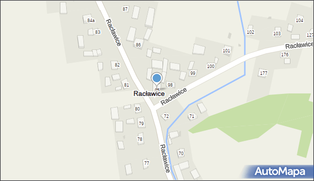 Racławice, Racławice, 85, mapa Racławice