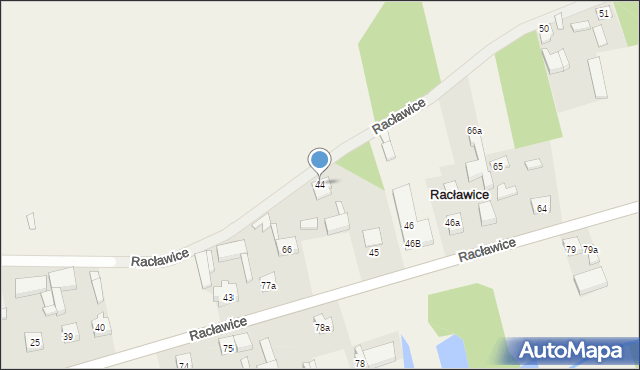 Racławice, Racławice, 44, mapa Racławice