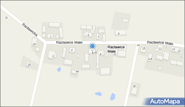 Racławice Małe, Racławice Małe, 6, mapa Racławice Małe