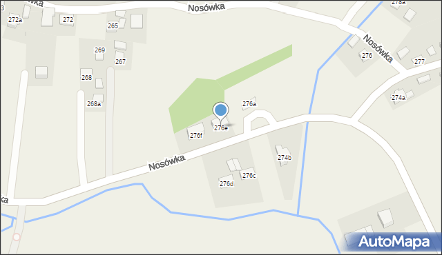 Racławówka, Racławówka, 276e, mapa Racławówka