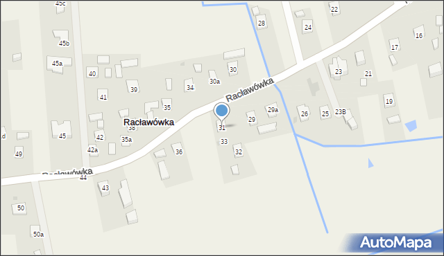 Racławówka, Racławówka, 31, mapa Racławówka