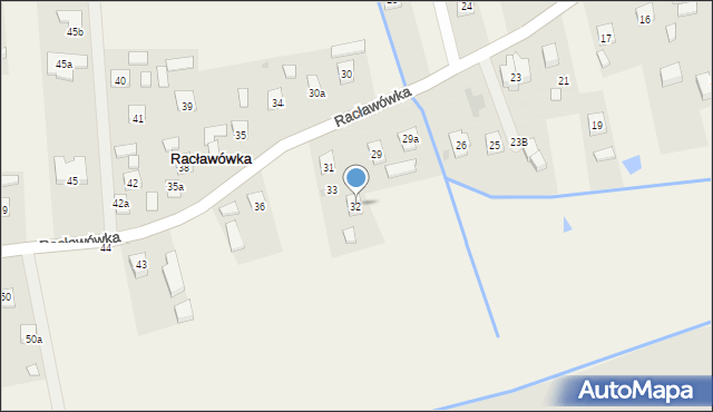 Racławówka, Racławówka, 32, mapa Racławówka