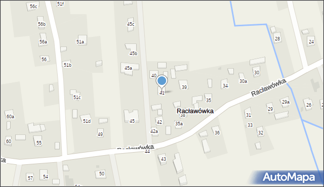 Racławówka, Racławówka, 41, mapa Racławówka