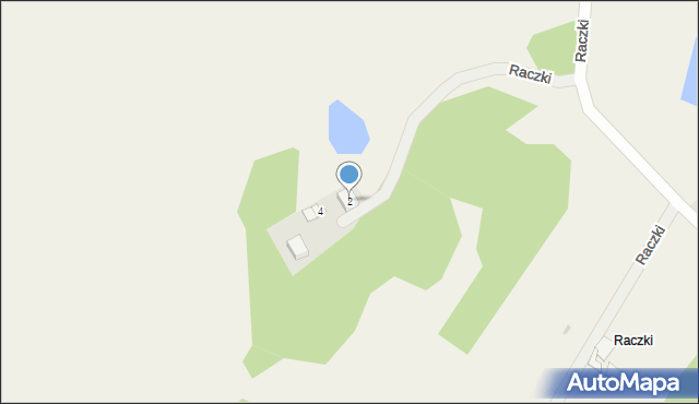 Raczki, Raczki, 2, mapa Raczki