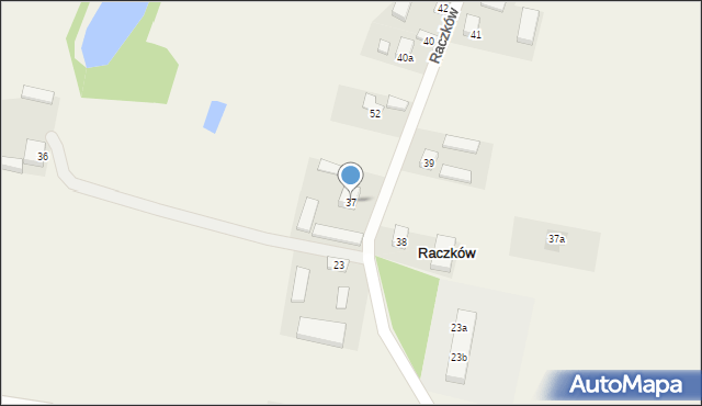 Raczków, Raczków, 37, mapa Raczków