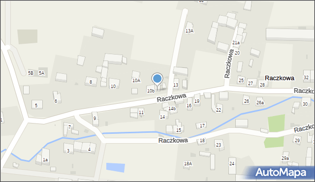 Raczkowa, Raczkowa, 10c, mapa Raczkowa