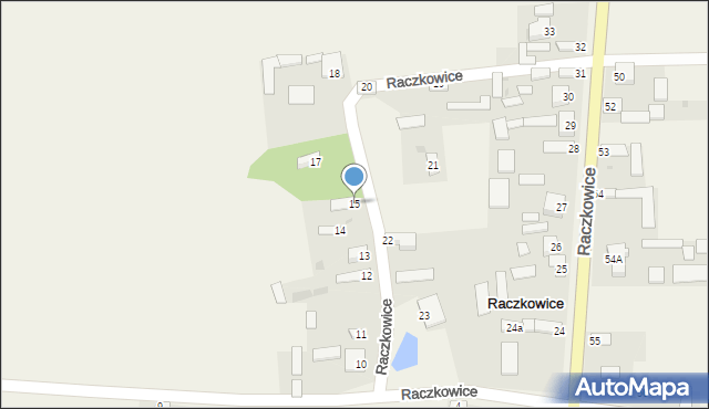 Raczkowice, Raczkowice, 15, mapa Raczkowice