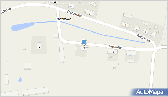 Raczkowo, Raczkowo, 2, mapa Raczkowo