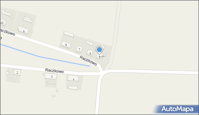 Raczkowo, Raczkowo, 5, mapa Raczkowo