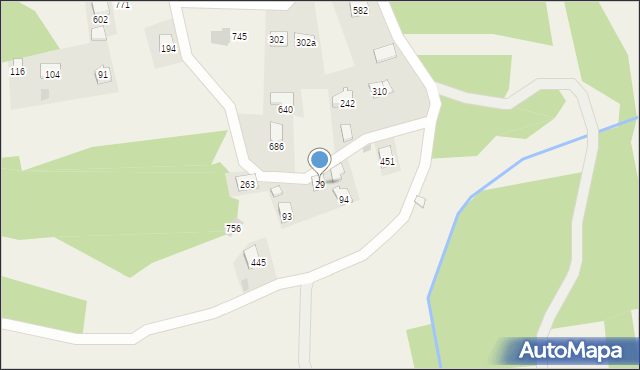 Rączna, Rączna, 29, mapa Rączna