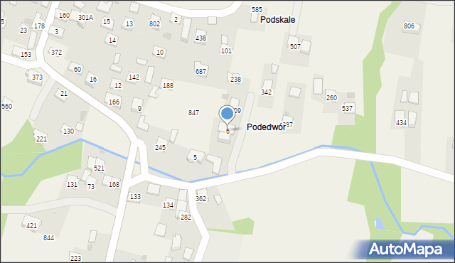 Rączna, Rączna, 6, mapa Rączna