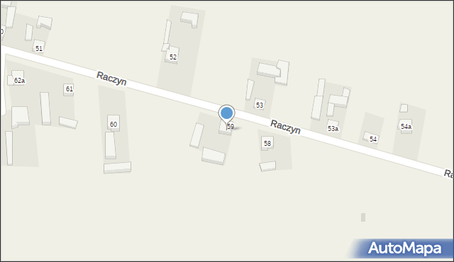 Raczyn, Raczyn, 59a, mapa Raczyn