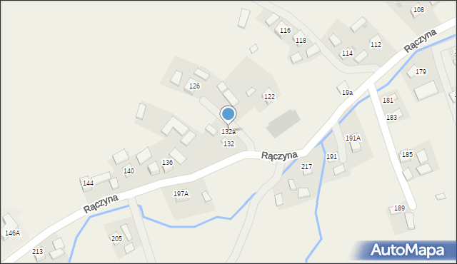 Rączyna, Rączyna, 132a, mapa Rączyna