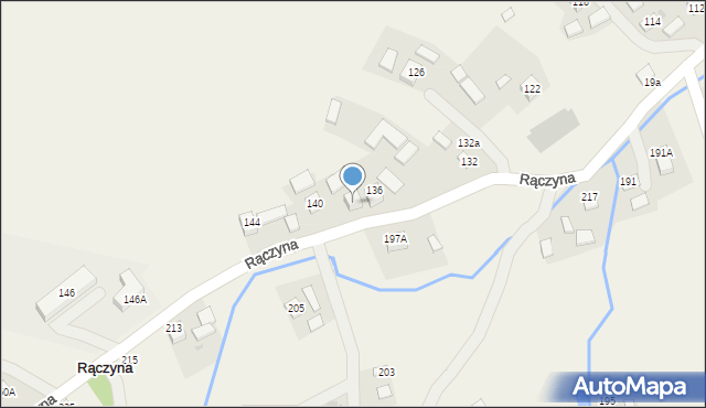 Rączyna, Rączyna, 138, mapa Rączyna