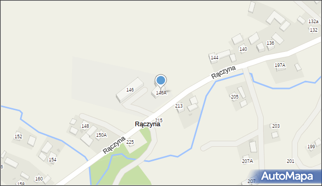 Rączyna, Rączyna, 146A, mapa Rączyna