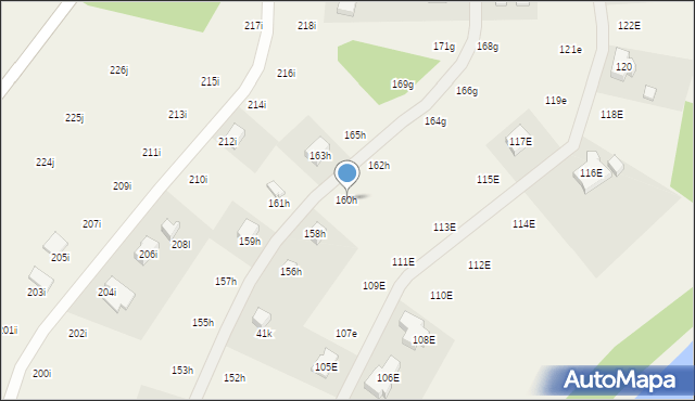 Radacz, Radacz, 160h, mapa Radacz