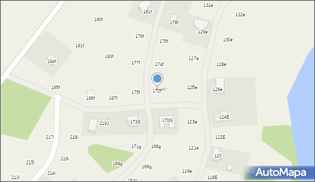 Radacz, Radacz, 172f, mapa Radacz