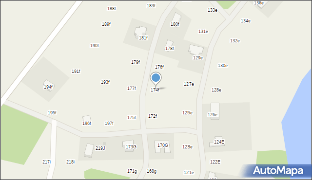 Radacz, Radacz, 174f, mapa Radacz