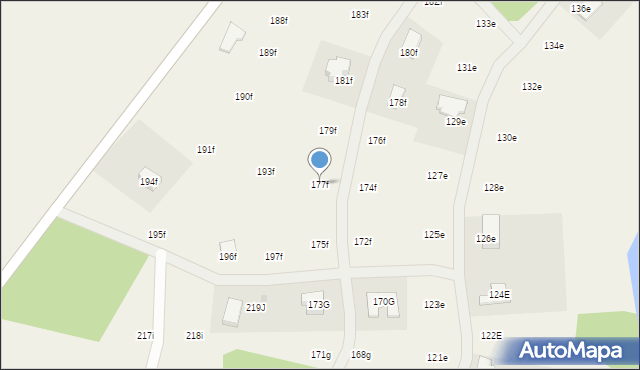 Radacz, Radacz, 177f, mapa Radacz