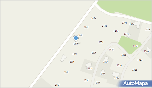 Radacz, Radacz, 187f, mapa Radacz